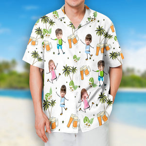 Daddy's Beer Buddies - Personalized Hawaiian Shirt - Gift For Dad, Papa, Father's Day, Birthday Gift