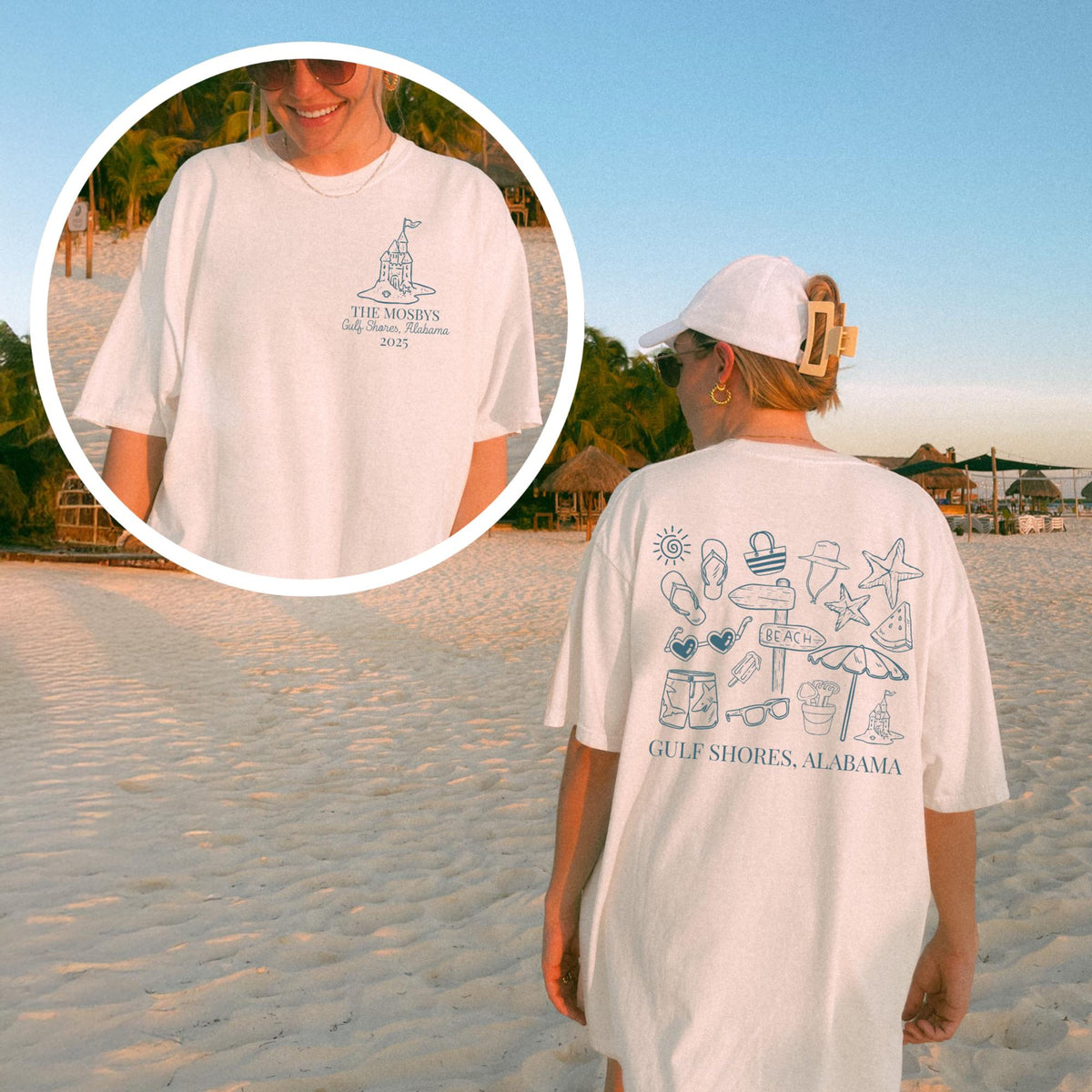 Family Vacation 2025 Custom Group Shirts Beach Vacation Personalized Tees Men's Beach Shirt Women's Vacation Tee Kid's Summer Vacation Shirt