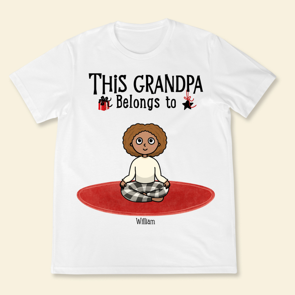 This Grandparents Belong To Grandkids - Personalized Shirt - Gift For Grandma, Grandpa, Christmas Gift