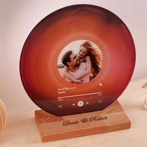 Personalized Song Record, Gift for Her/Him, Anniversary Gift for Couple, Song Plaque