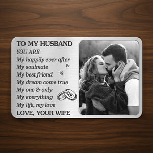 You Are My Happily Ever After - Personalized Wallet Insert Card - Gift For Couple, Anniversary Gift, Valentine's Day Gift