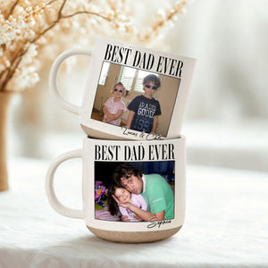 Custom Vintage Retro Photo Dad Mug, Father's Day Mug, Father's Day Gift from Kids, Childhood Photo Mug, Gift for Husband, Dad Coffee Mug