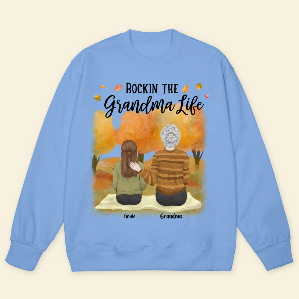 Rocking The Grandparents Life Fall Season - Personalized Sweatshirt - Gift For Grandma, Nana, Fall Season banner-2_47247cea-1652-4661-8373-3bff7b11c8f8.png
