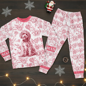 Toile de Jouy Custom Pet's Photo - Personalized Pyjamas - Gifts for Dog Lovers