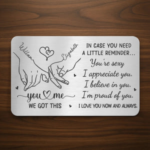 I'll Keep Choosing You - Personalized Wallet Insert Card - Gift For Couple, Anniversary Gift, Valentine's Day Gift