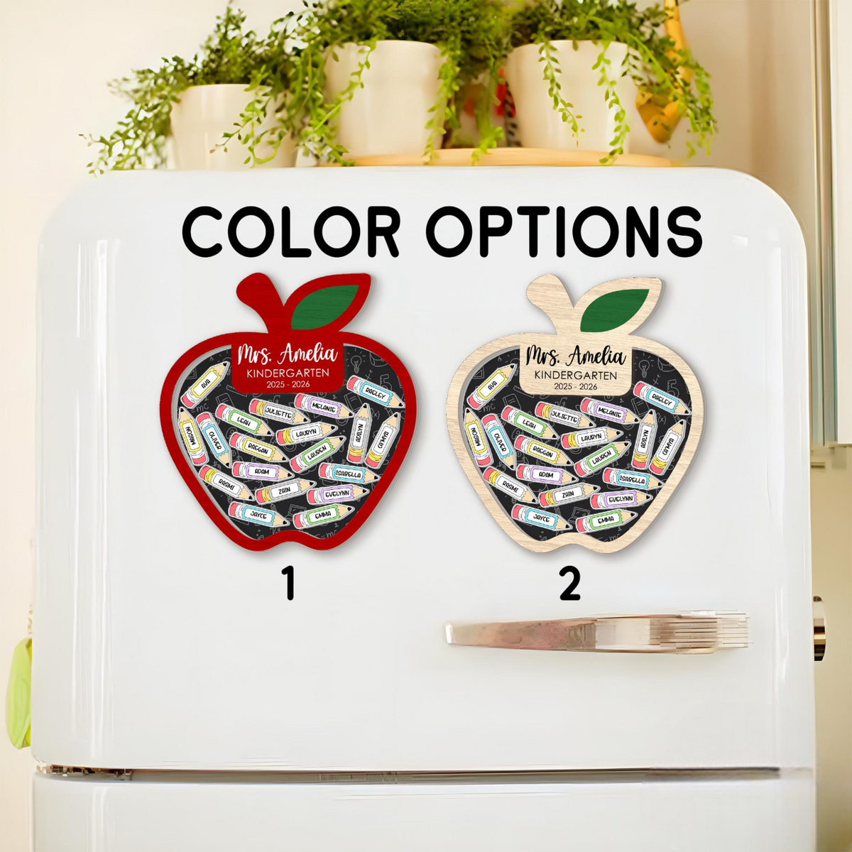 Personalized Teacher Apple Magnet, Custom Teacher Shaker Magnet, Teacher Appreciation Gifts, Teacher Locker Magnet, Thank You Teacher Gift