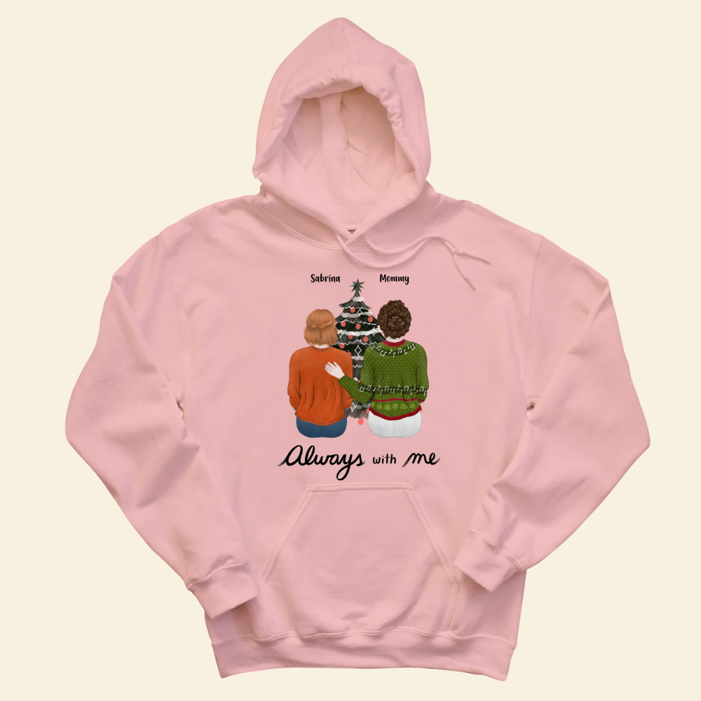 Always With Me - Personalized Hoodie - Gift For Mom, Dad, Christmas Season banner-2_1d616c4d-cbba-4055-968a-d6b7fb80049b.png