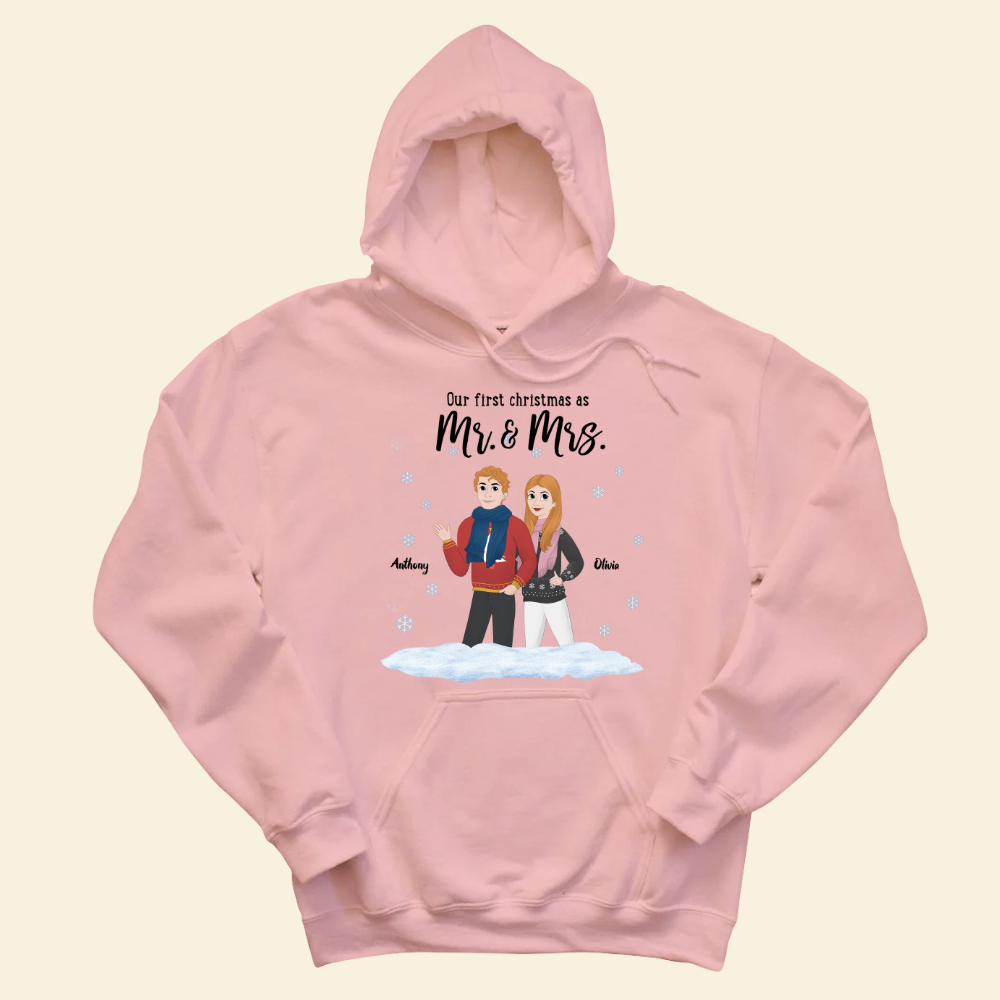 Christmas Is Better With You - Personalized Hoodie - Christmas Gift For Couple