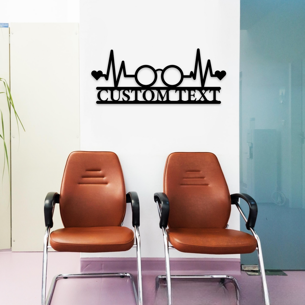 Personalized Eye Doctor Metal Sign, Office Wall Decor, Gift For Eye Doctor