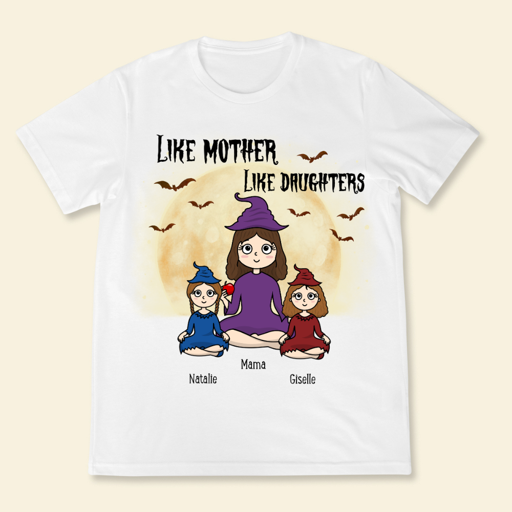 Like Mother Like Daughter Halloween - Personalized Shirt - Gift For Mother, Halloween Party
