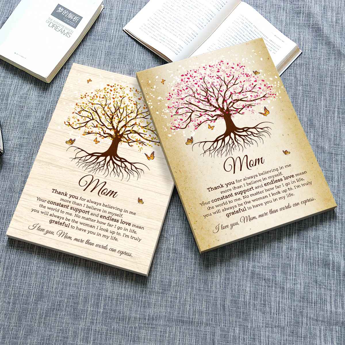 I Love You More Than Words Can Express - Personalized Canvas - Gift For Mom, Mother's Day, Birthday Gift