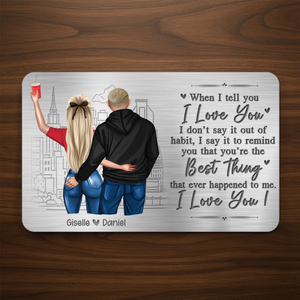 You're The Best Thing That Ever Happened To Me - Personalized Wallet Insert Card - Gift For Couple, Anniversary Gift, Valentine's Day Gift