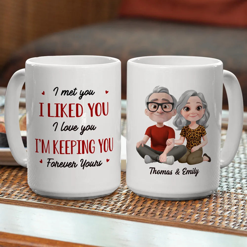 I'm Forever Yours - Personalized Mug - Anniversary Gift For Couple, Valentine's Day Gift