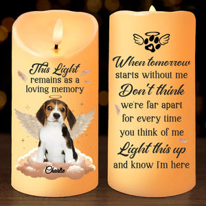 Custom Photo Pets Make Our Lives Whole - Custom LED Flameless Candle - Sympathy Gift, Christmas Gift For Pet Owners, Pet Lovers