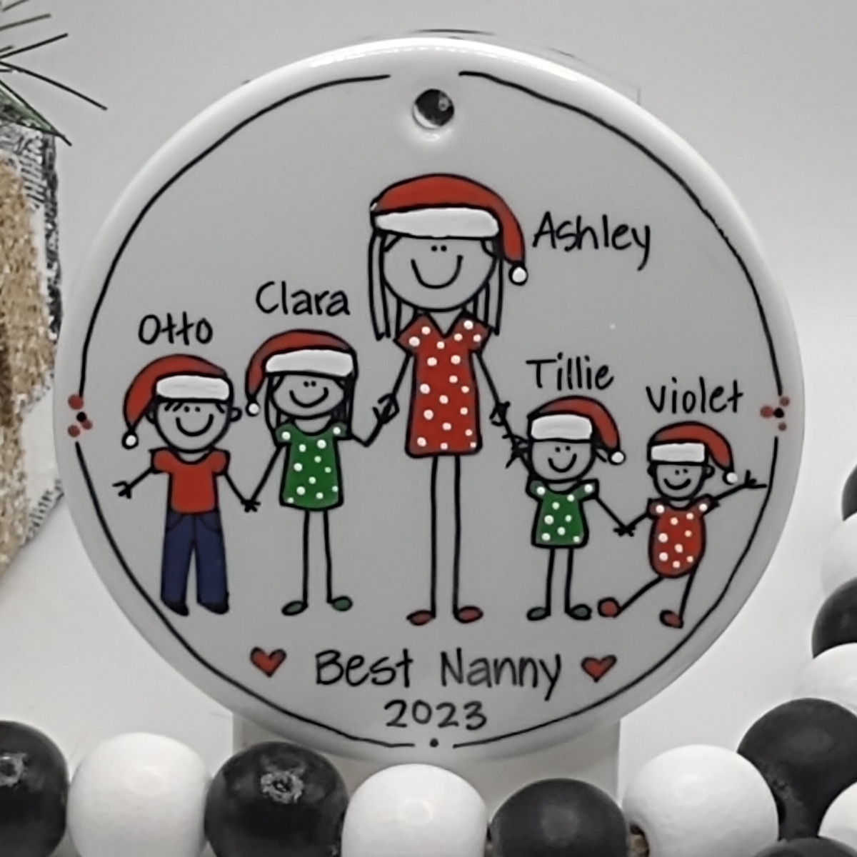 Best Babysitter Ever - Personalized Ornament - Christmas Gift For Babysitter
