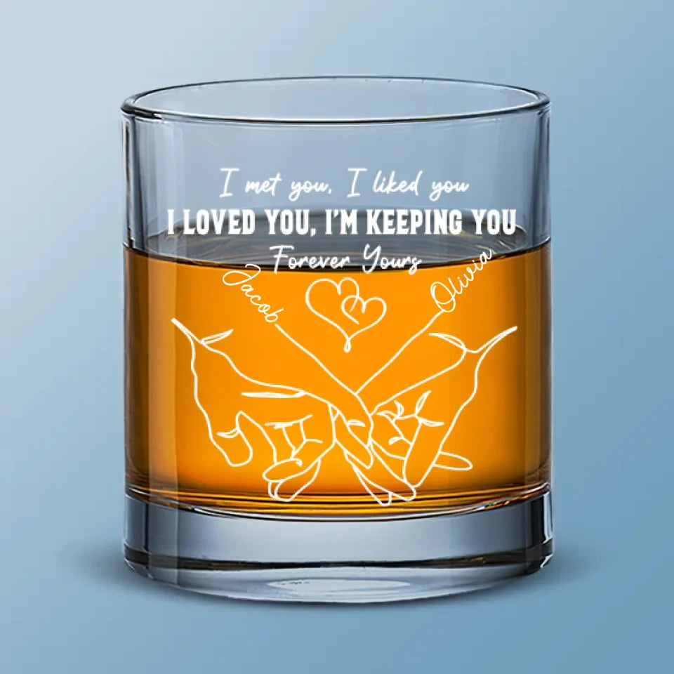 You & Me We Got This - Personalized Wine Glass - Gift For Couple