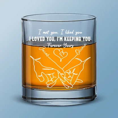 You & Me We Got This - Personalized Wine Glass - Gift For Couple