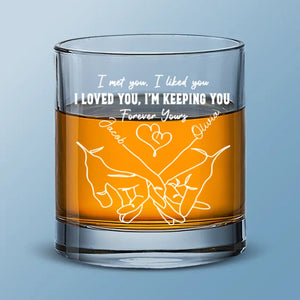 You & Me We Got This - Personalized Wine Glass - Gift For Couple