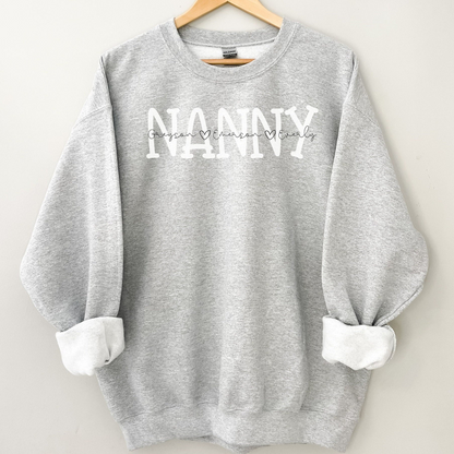 Nanny Sweatshirt, Gift for Nanny, Christmas Gift for Nanny, Nanny Gift, Nanny Sweater, Nanny Shirt, Nanny to be Gift