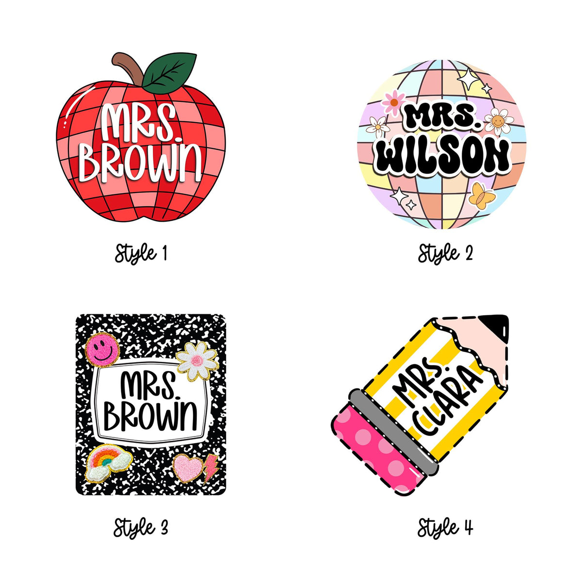 Teacher Straw Topper for Cup, Personalized Teacher Gifts, Custom Teacher Straw Cover, Gift For Teacher