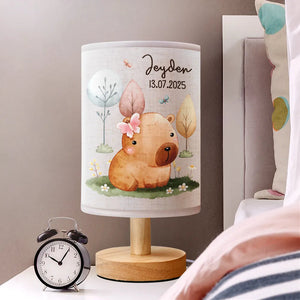 Baby Animal Night Light - Personalized Fabric Lamp - Gift For Kid