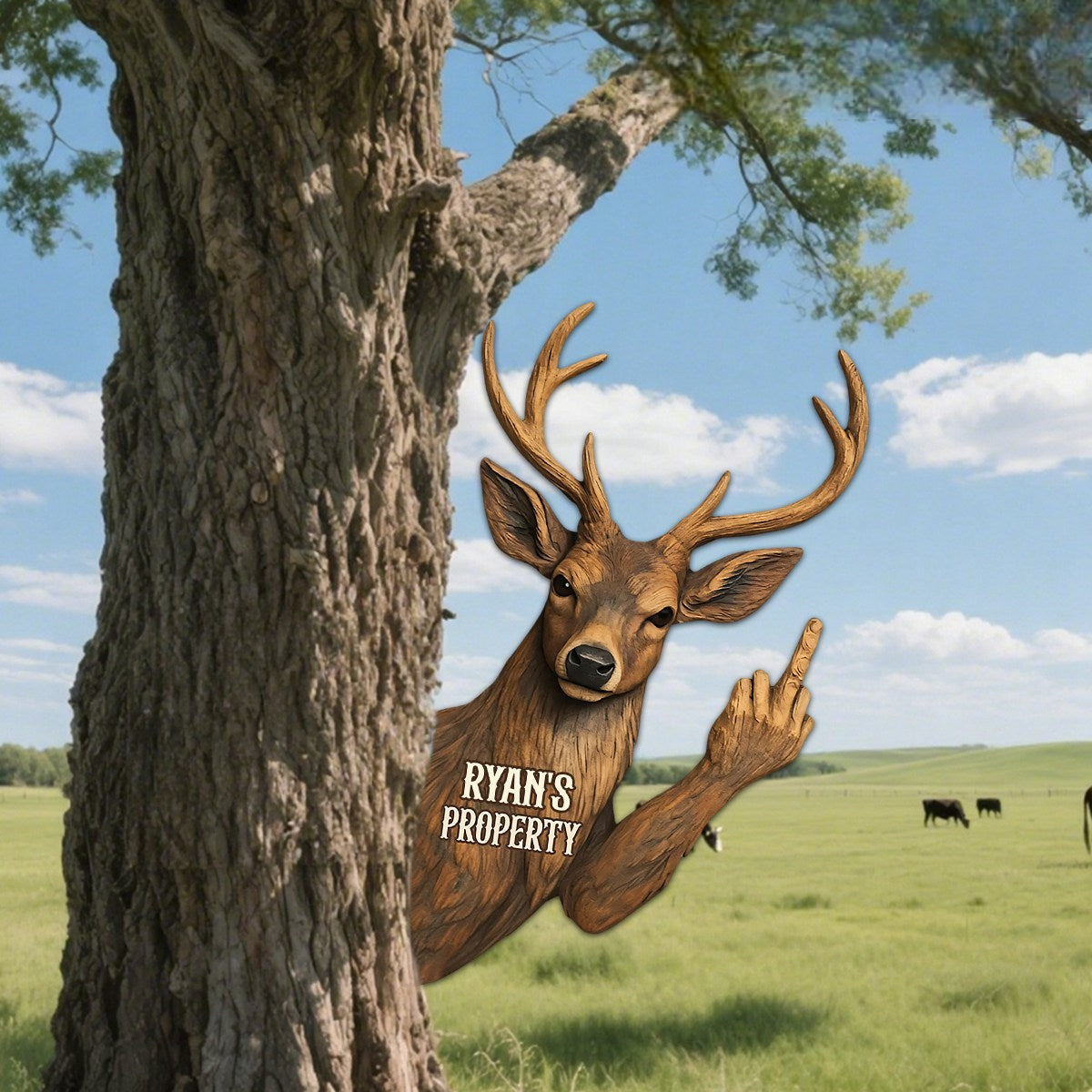 Keep Out Of Hunter's Property - Personalized Cut Metal Sign - Gift For Hunter