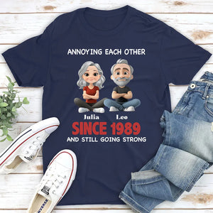 Annoying Each Other And Still Going Strong Doll Couple - Personalized Apparel - Gift For Couple, Anniversary Gift