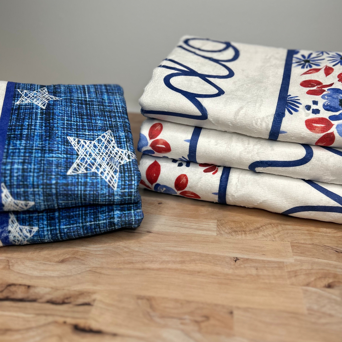 Beach Towel 4th of July, Personalized Towel Red White and Blue, American Beach Towel, Summer Gift