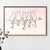 Cat Line - Personalized Canvas - Gift For Cat Lovers, Gift For Family