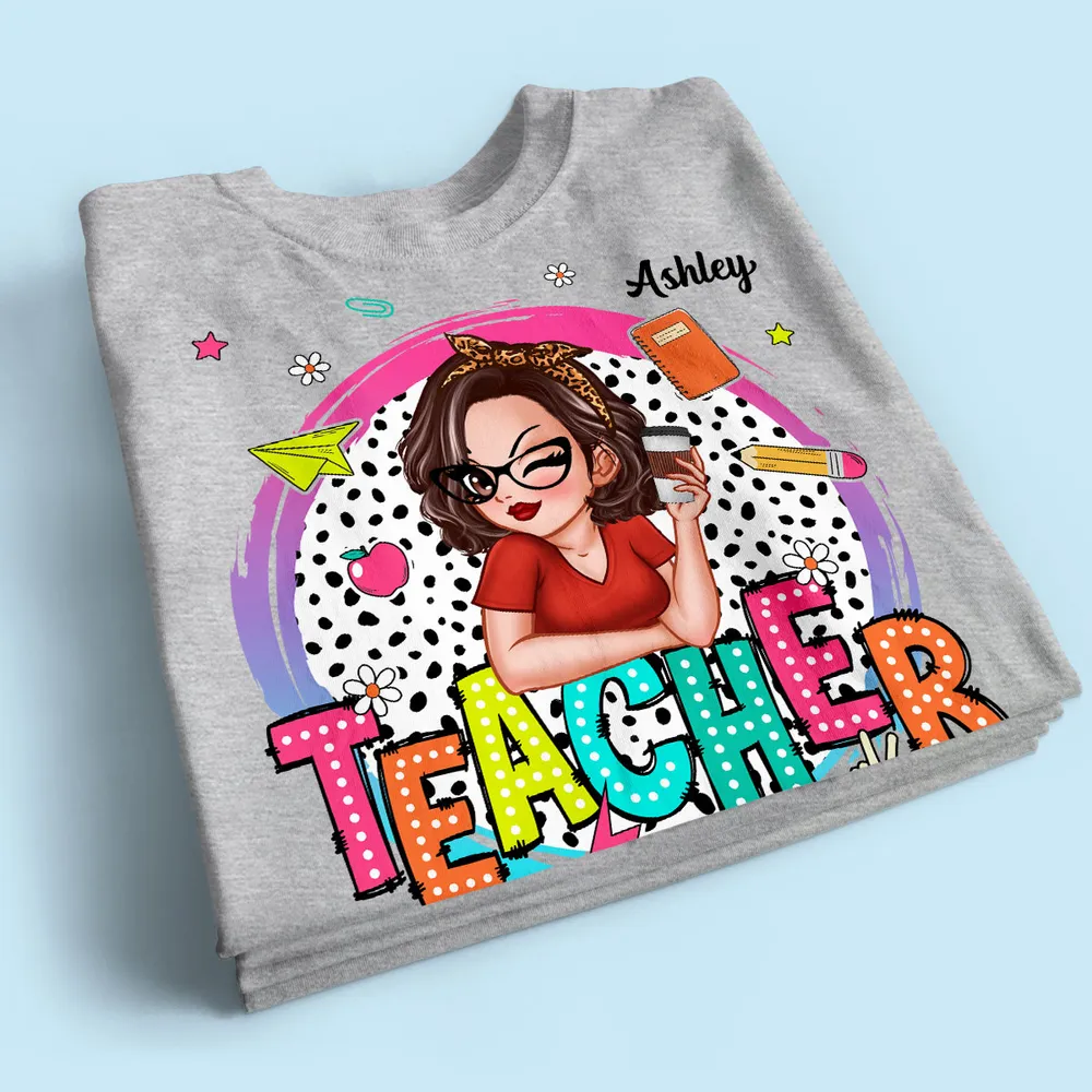 Summer Vibe Teacher - Personalized Apparel - Back To School Gift For Teacher