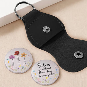 Sisters Are Different Flowers From The Same Garden - Personalized Pocket Hug - Gift For Sisters, Besties