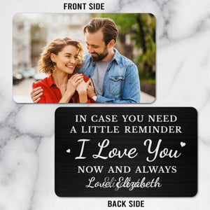 I'll Always Be With You - Personalized Wallet Insert Card - Anniversary Wedding Gifts For Couple