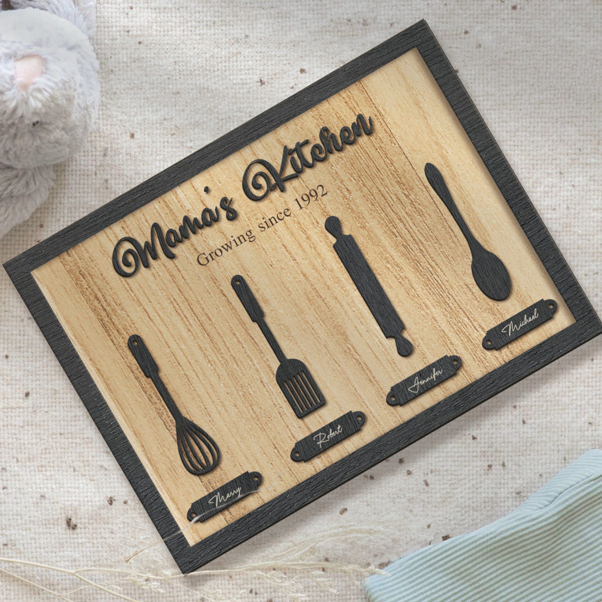 Mama's Kitchen - Personalized Picture Frame - Gift For Mom, Mother's Day Gift