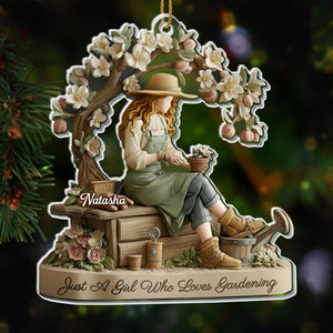 Just A Girl Who Loves Gardening, Tree And Flowers, Gift For Gardeners And Plant Lovers