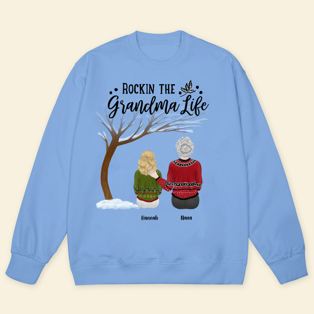 Rockin' The Grandparents Life Christmas - Personalized Sweatshirt - Gift For Grandpa, Grandma, Christmas Gift banner-2_cf44529e-a21c-47af-af9e-2c012e917232.png?v=1724039605
