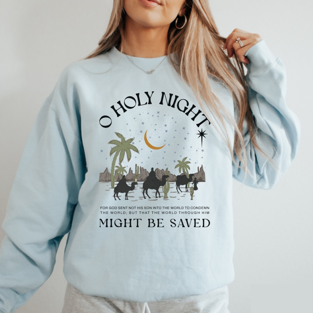 O Holy Night Might Be Saved, True Story Nativity Bible Verse Shirt, Christmas Jesus Shirt