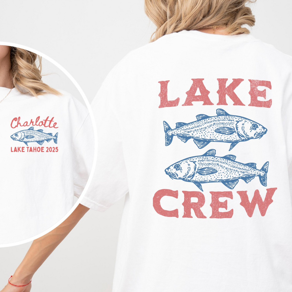 Custom Family Lake Trip Shirt, Matching Group Family Lake Vacation Shirt, Personalized Lake Crew Shirt, Summer 2025 Vacation