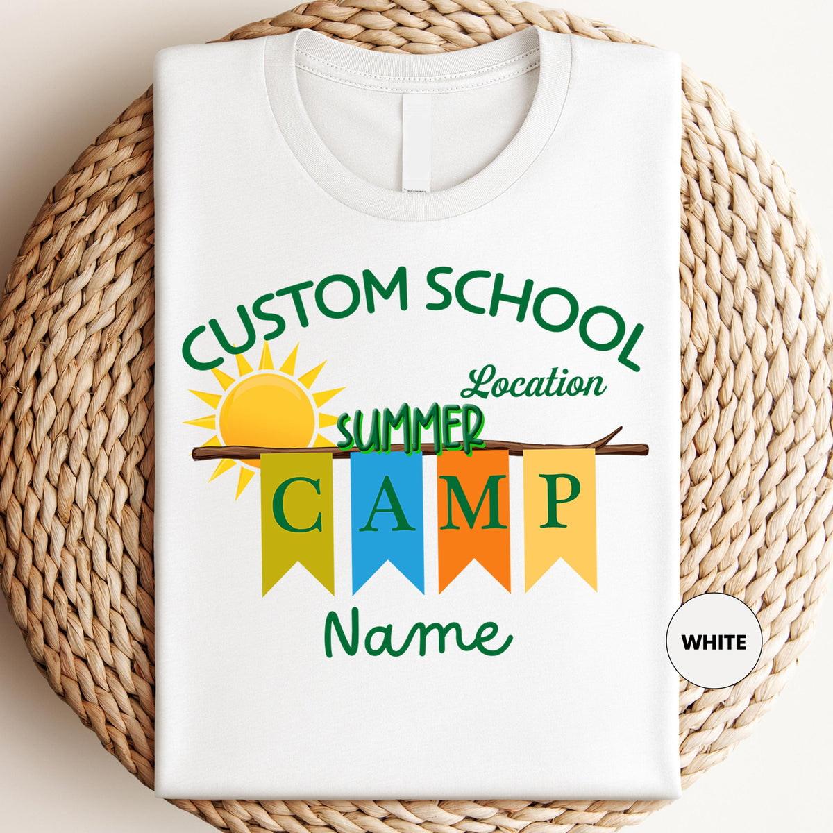 Custom Summer Camp 2025 Shirt, Summer School Crew Shirts, Summer Vacation, Camp Life Shirt, Family Camping Shirt, Camping Crew Shirt