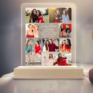 Custom Photo Collage Acrylic Plaque, Bestie Gifts, Sister Gifts, Friendship Gifts, Birthday Gifts For Women, Best Friend Gifts For Women