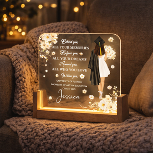 Personalized Graduation Night Light, Custom Name & Graduation Gift, University Class Of 2026, College Grad 2026, Graduation Decor