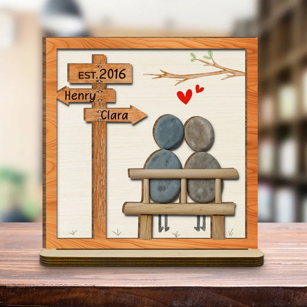 I Need You Because I Love You - Personalized Wooden Plaque - Valentine's Day Gift For Couple