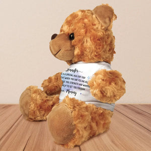 Hold Me Tight When You Are Feeling Blue - Personalized Teddy Bear Plush - Gift For Daughter, Sisters, Emotional Support Plush