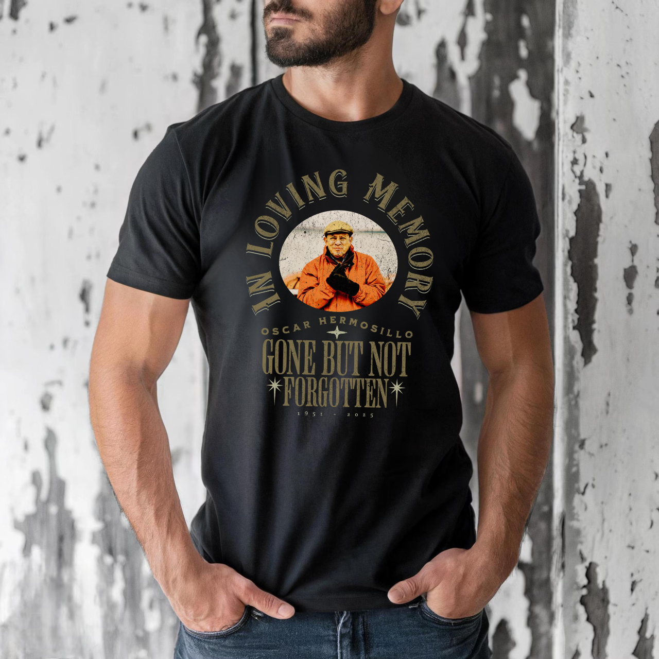 Personalized Biker Memorial Photo Shirt, Custom Funeral Photo Shirt, Rest In Peace Memory Shirt, Remembrance Shirt, Custom Last Photo Shirt