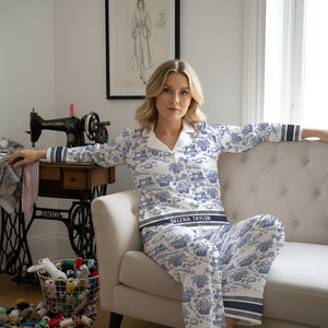 Toile de Jouy Sewing - Personalized Pyjamas - Christmas Gifts for Sewing Lovers, Tailors