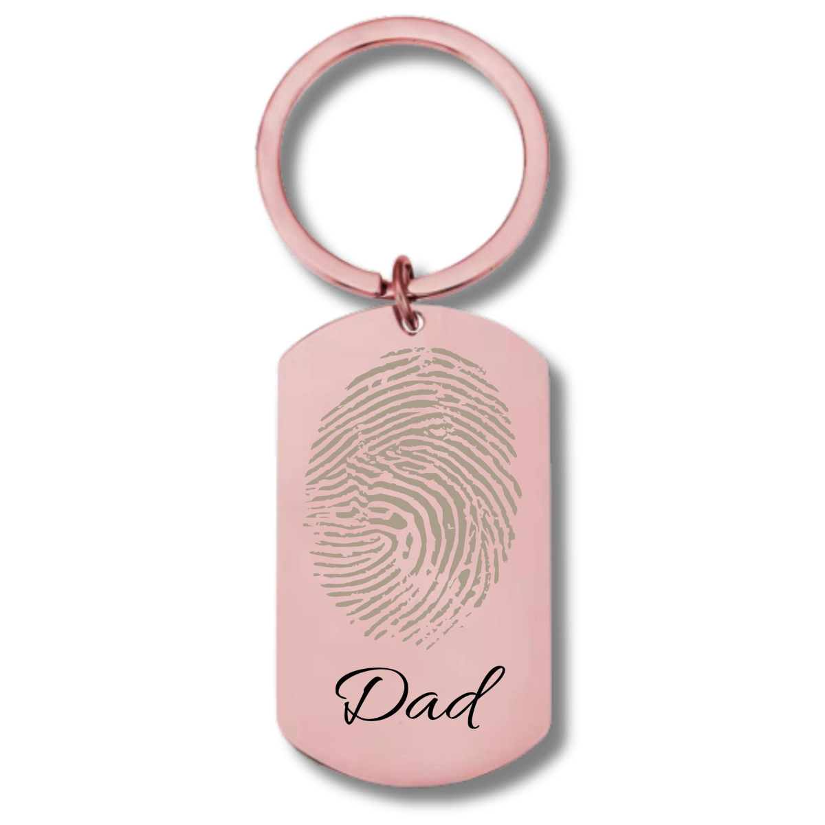 Actual Fingerprint Keychain Custom Memorial Gift Grief Gift Keyring Personalized Fingerprint Key holder Custom Fingerprint Keychain