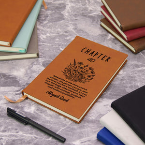 Birthday Gift Best Friend Personalized Name, Journal Gift for Her, Bookish Birthday Gift For Book Lovers, One More Chapter