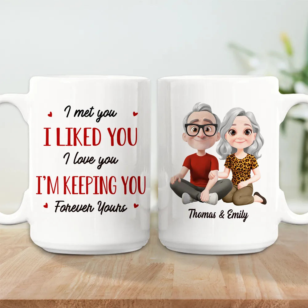 I'm Forever Yours - Personalized Mug - Anniversary Gift For Couple, Valentine's Day Gift