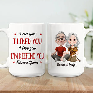 I'm Forever Yours - Personalized Mug - Anniversary Gift For Couple, Valentine's Day Gift