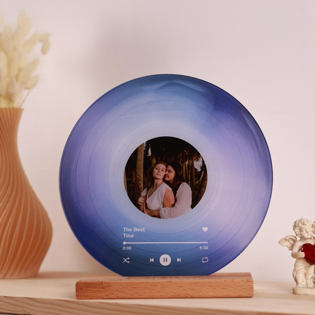 Personalized Song Record, Gift for Her/Him, Anniversary Gift for Couple, Song Plaque