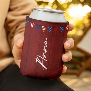 250 Years Of Freedom Cowboy Skeleton - Personalized UV Printed Cup Cover - Patriotic Drink Accessory, 4th Of July Gift